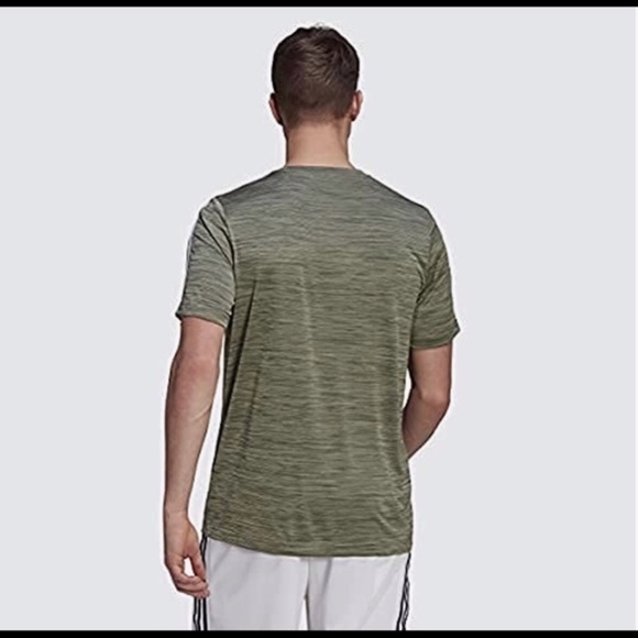 ADIDAS Mens 3 Stripe Breathable Aeroready Tee - NWT - XXL - Picture 3 of 3